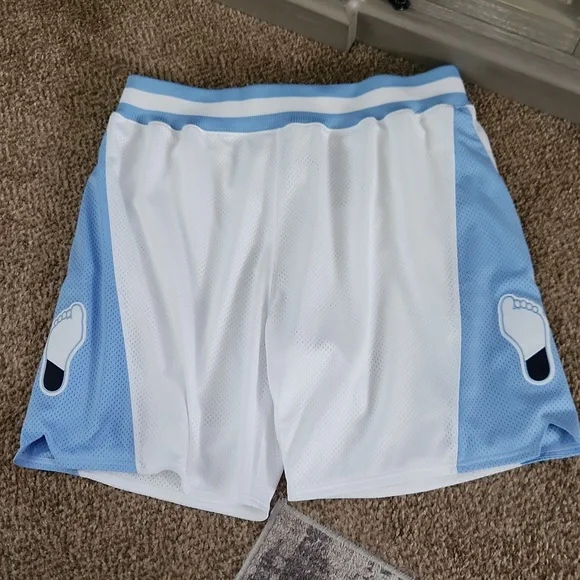 North carolina authentic basketball cheap shorts